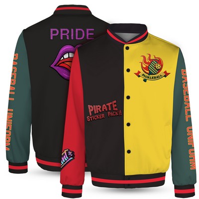 Custom Personalized Varsity Jacket(Full Color Dye Sublimated)