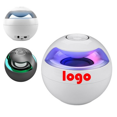 Wireless Speaker w/Colorful LED Light
