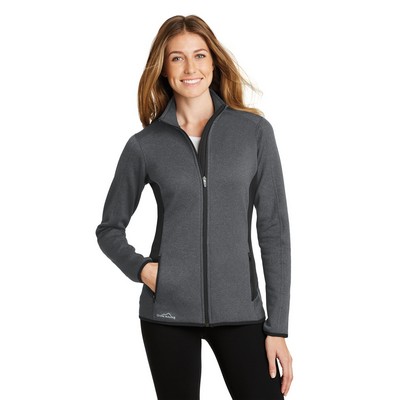 Eddie Bauer® Women's Full-Zip Heather Stretch Fleece Jacket.