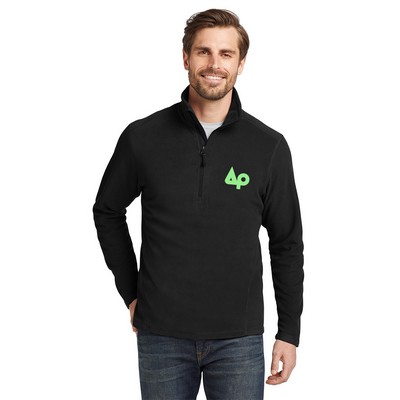 Eddie Bauer® 1/2-Zip Microfleece Embroidered Jacket