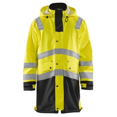 Blaklader Hi-Vis Yellow Rain Coat
